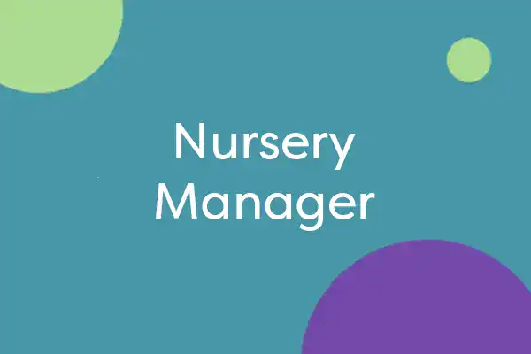 Nursery Manager sign at Monkey Puzzle Day Nursery Feltham.